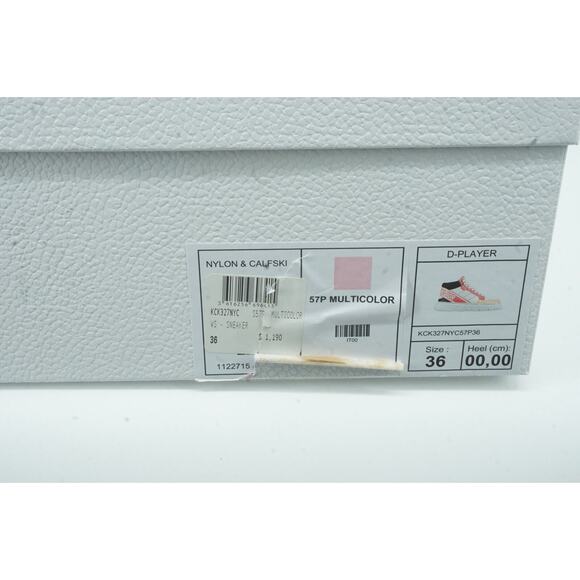 Christian Dior D Player Leather High Top Sneakers SZ 36 Trainer $2314 Basketball - Picture 12 of 12